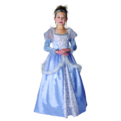 Child Blue Princess Costume (Large, 130-140cm) Pk 1