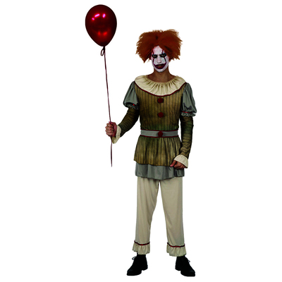 Adult Evil Clown Costume (Medium) Pk 1