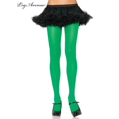 Adult Kelly Green Tights / Pantyhose (One Size) Pk 1
