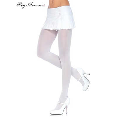 Adult White Tights / Pantyhose (One Size) Pk 1
