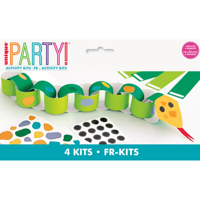 Paper Chain Snake Craft Activity Kit (Makes 4)