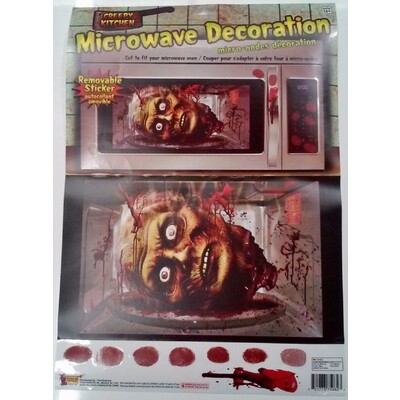 Halloween Microwave Door Cover Decoration (30cm x 18cm) Pk 1