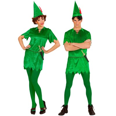 Adult Forest Elf Costume Small Peter Pan Robin Hood Fancy Dress