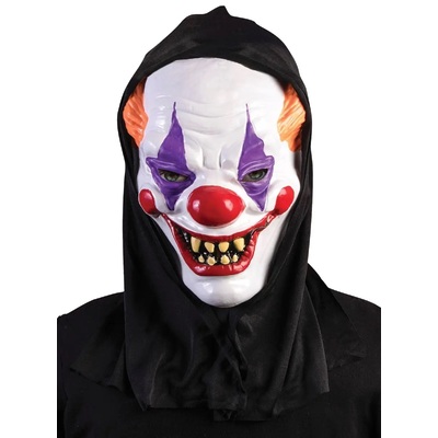 Evil Clown Mask With Hood