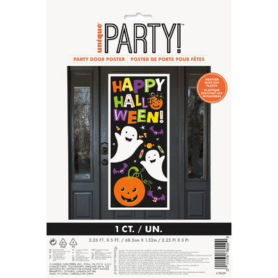 Happy Halloween Door Poster Party Decoration 68.5x152cm