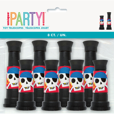 Ahoy Pirate Telescope Party Favours (Pk 8)