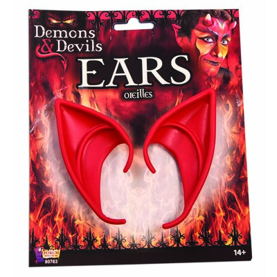 Halloween Red Devil / Demon Ears (1 Pair)