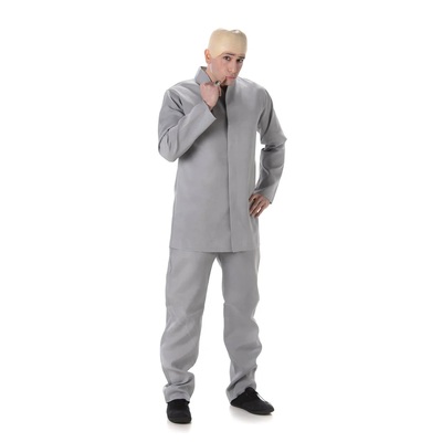 Adult 60's Grey Suit Costume (Large, 107-112cm) Pk 1