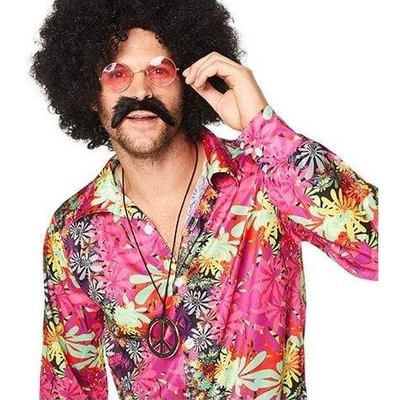 Adult Flower Power Costume Shirt (Small, 34-36)