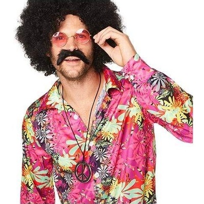 Adult Flower Power Costume Shirt (X Large, 46-48)