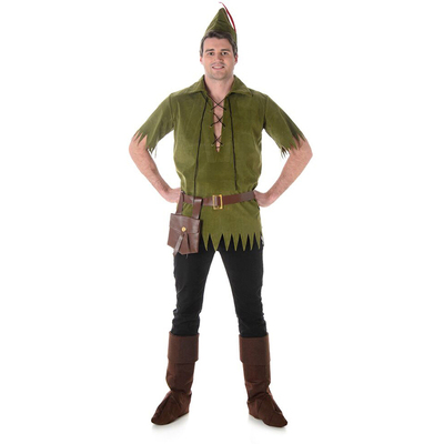 Adult Neverland Boy Peter Pan Costume (Large, 107-112cm)