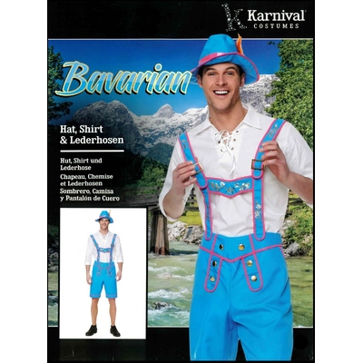 Adult Bavarian Man Oktoberfest Costume (Medium)