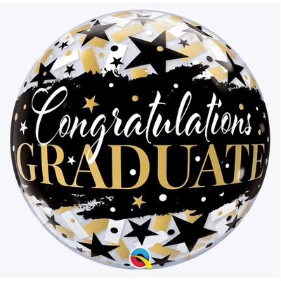 Congratulations Graduate Bubble Balloon (22in, 55cm)
