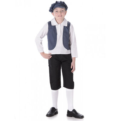 Child Victorian Boy Costume (Medium, 5-6 Yrs)