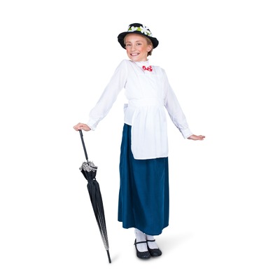 Child Magical Nanny Costume (Medium, 5-6 Yrs)