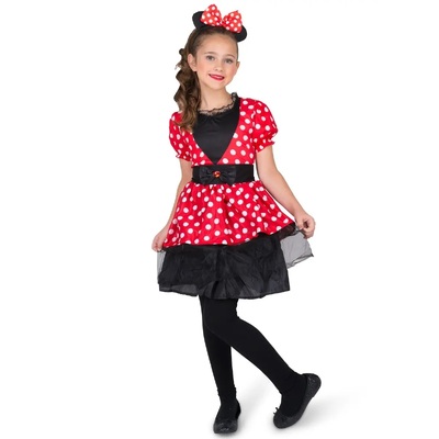 Child Miss Mouse Costume (Large, 7-8 Yrs)