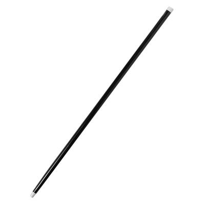 Black Dance Cane With White Tips