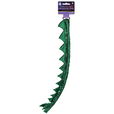 Metallic Green Dragon Tail with Spikes (Pk 1)