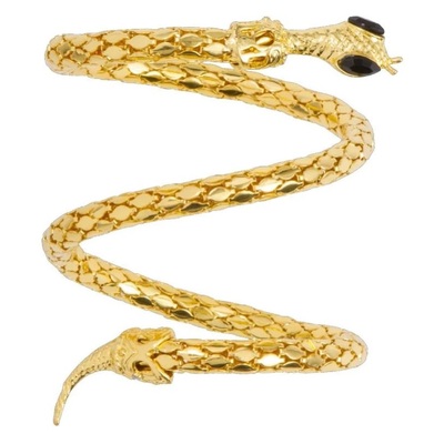 God & Goddesses Egyptian Gold Snake Asp Armband