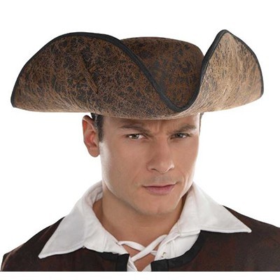Ahoy Matey Brown Pirate Hat Pk 1
