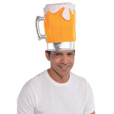 Plush Beer Hat Pk 1 