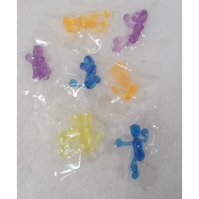 Party Favours - Assorted Sticky Wall Climbers Pk 8