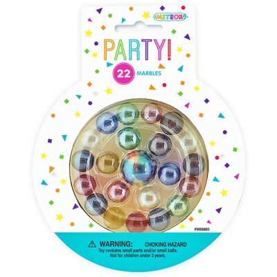 Glass Marbles Party Favours (Pk 22)