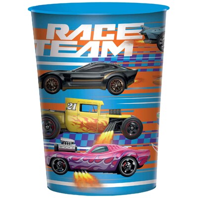 Hot Wheels Plastic Party Favour Cup 16oz 473ml