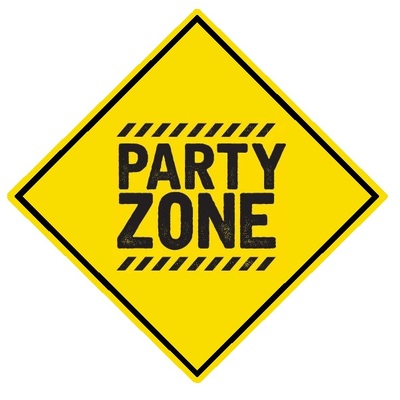 Construction Party Zone 23cm Paper Plates (Pk 8)