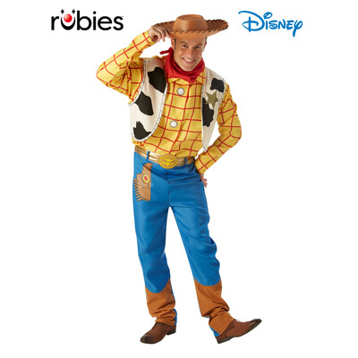 Toy Story Adult Woody Costume Large/XL – Shirt, Pants, Hat & Neckerchief