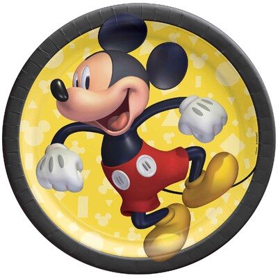 Mickey Mouse Forever 7in Paper Plates Pk 8 NPC