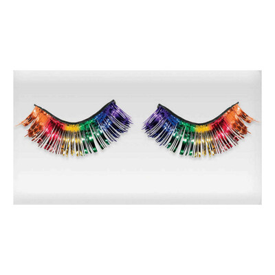 Rainbow Tinsel Self Adhesive Eyelashes 1 Pair