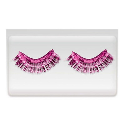 Pink Tinsel Self Adhesive Eyelashes 1 Pair