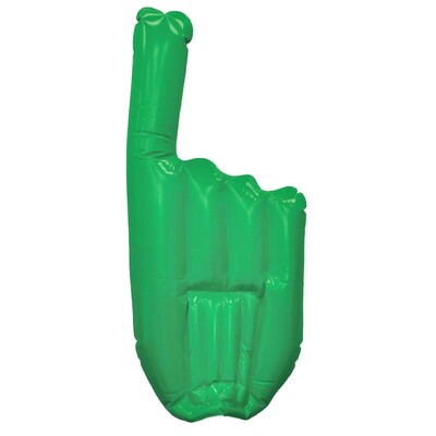 Green Inflatable Supporter Hand
