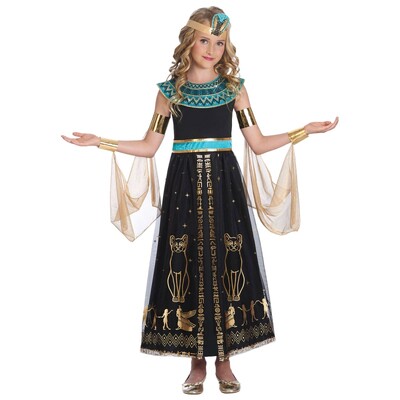 Child Dazzling Cleopatra Egyptian Costume 10-12 Yrs