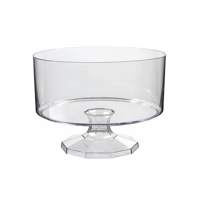 Reusable Clear Plastic Trifle Dessert Lolly Bowl 15cm