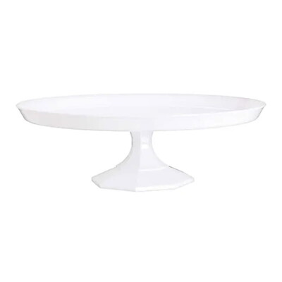 Reusable White Dessert Cake Display Stand 29cm