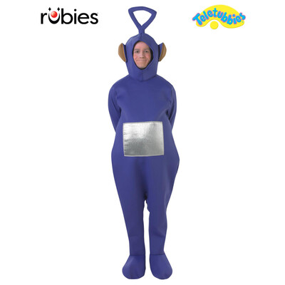 Teletubbies Tinky Winky Adult Unisex Costume Standard – Purple Bodysuit with 3D Headpiece