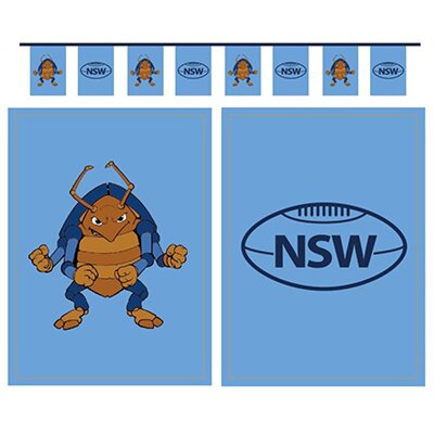 NSW Cockroaches State of Origin 8 Flag Pennant Bunting Banner Pk 1 