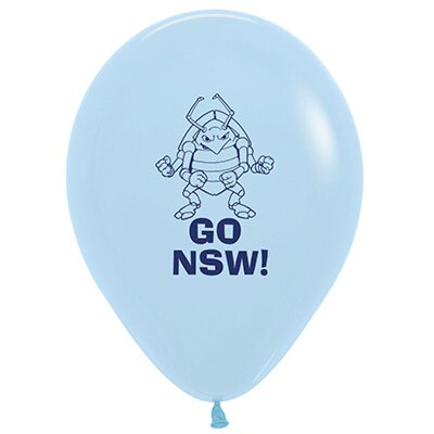 NSW Pale Blue Cockroach 30cm Latex Balloons Pk 25 