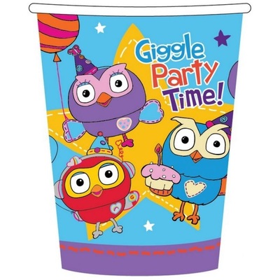 Giggle and Hoot Paper Cups (Pk 8)