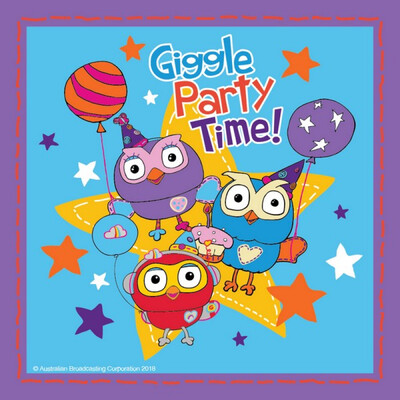 Giggle and Hoot Lunch Napkins Pk 16