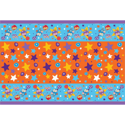 Giggle and Hoot Plastic Tablecover (130cm x 240cm) Pk 1