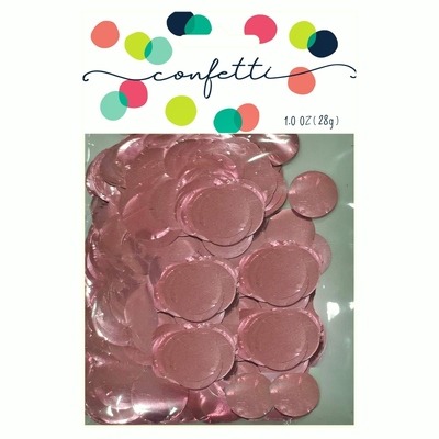Light Pink 2cm Round Foil Confetti (28gms)