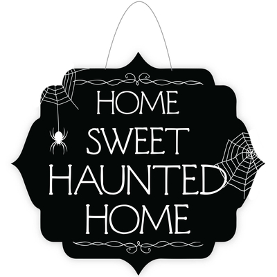 Halloween Home Sweet Haunted Home Hanging Decoration