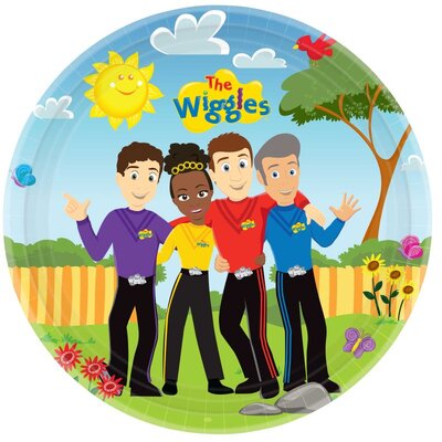 The Wiggles 9in Paper Plates (Pk 8)
