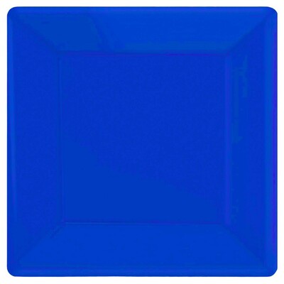 Royal Blue 7in Square Paper Plates Pk 20