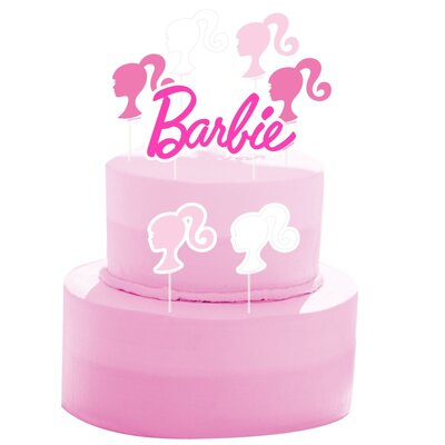 Barbie Cake Decorating Topper Kit (7 Pieces)