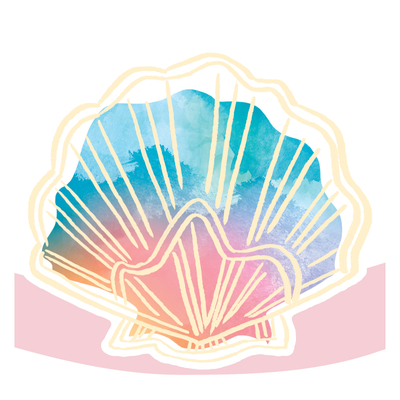 The Little Mermaid Cardboard Tiara Party Hats (Pk 8)