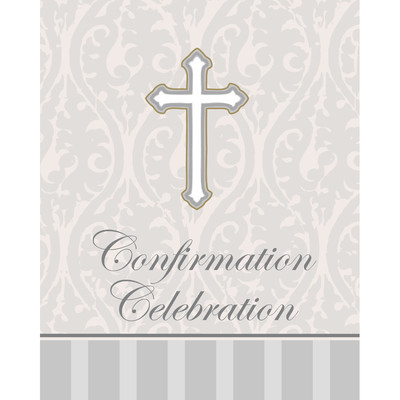Confirmation Invitations & Envelopes (Devotion) Pk 8 